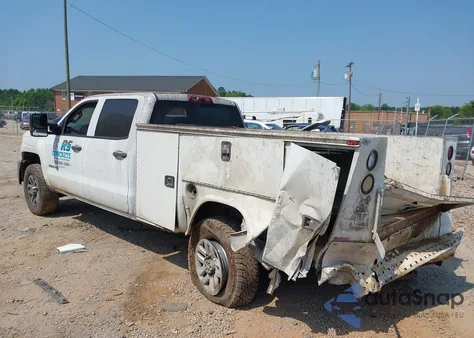 2017 Chevrolet Silverado Wt из США, поврежденный, VIN 1GB1KUEY2HF117838
